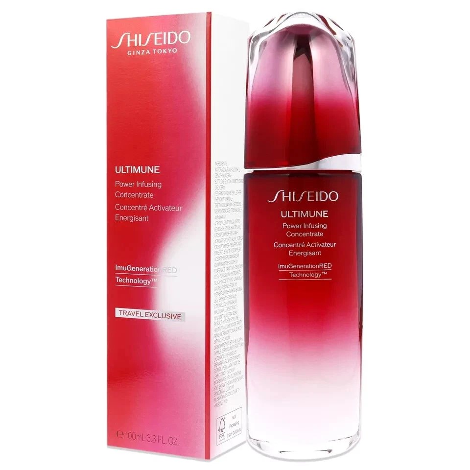 SHISEIDO ULTIMUNE Power Infusing Concentrate 100ML MAX Strength 3.3Oz New - Image 5