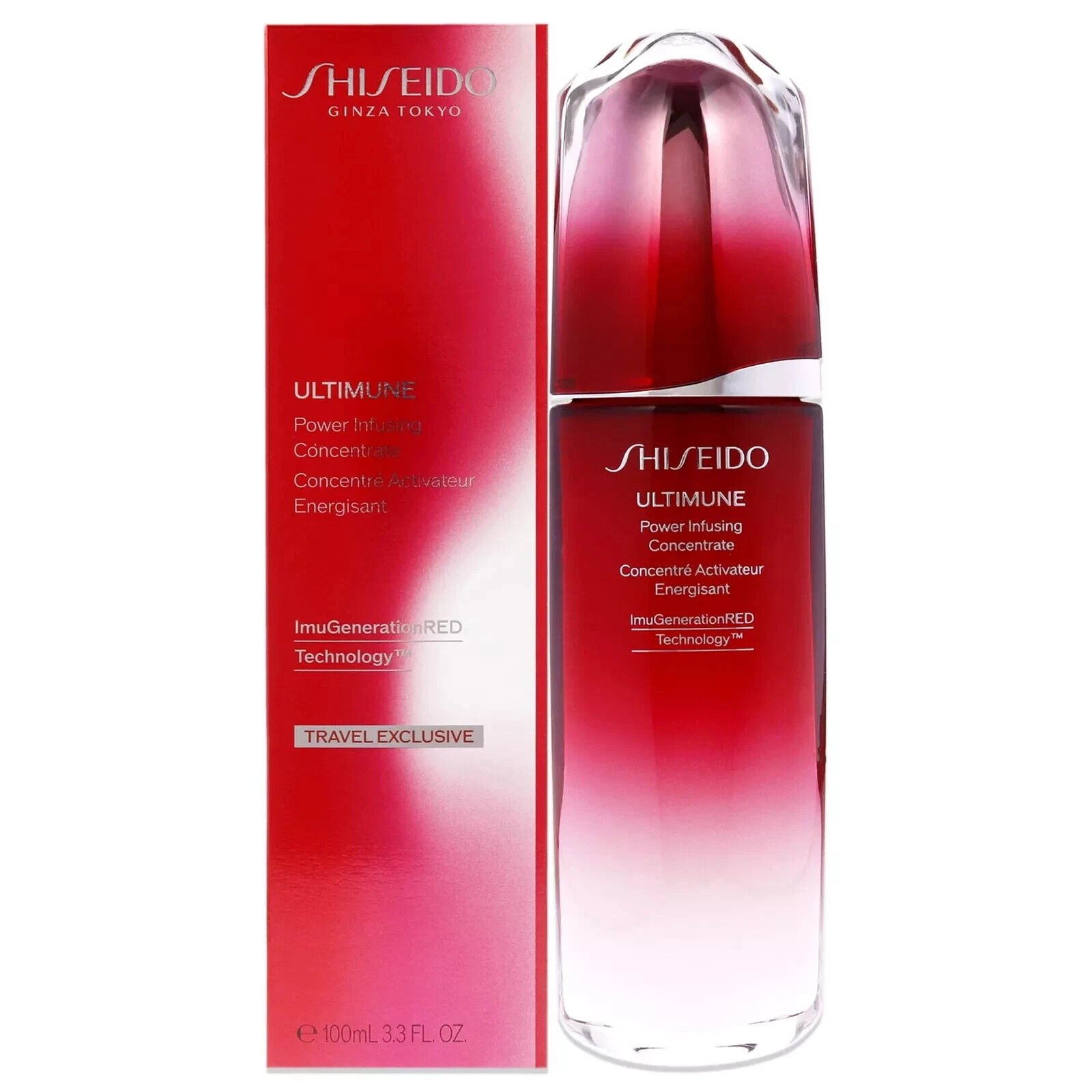 SHISEIDO ULTIMUNE Power Infusing Concentrate 100ML MAX Strength 3.3Oz New - Image 3