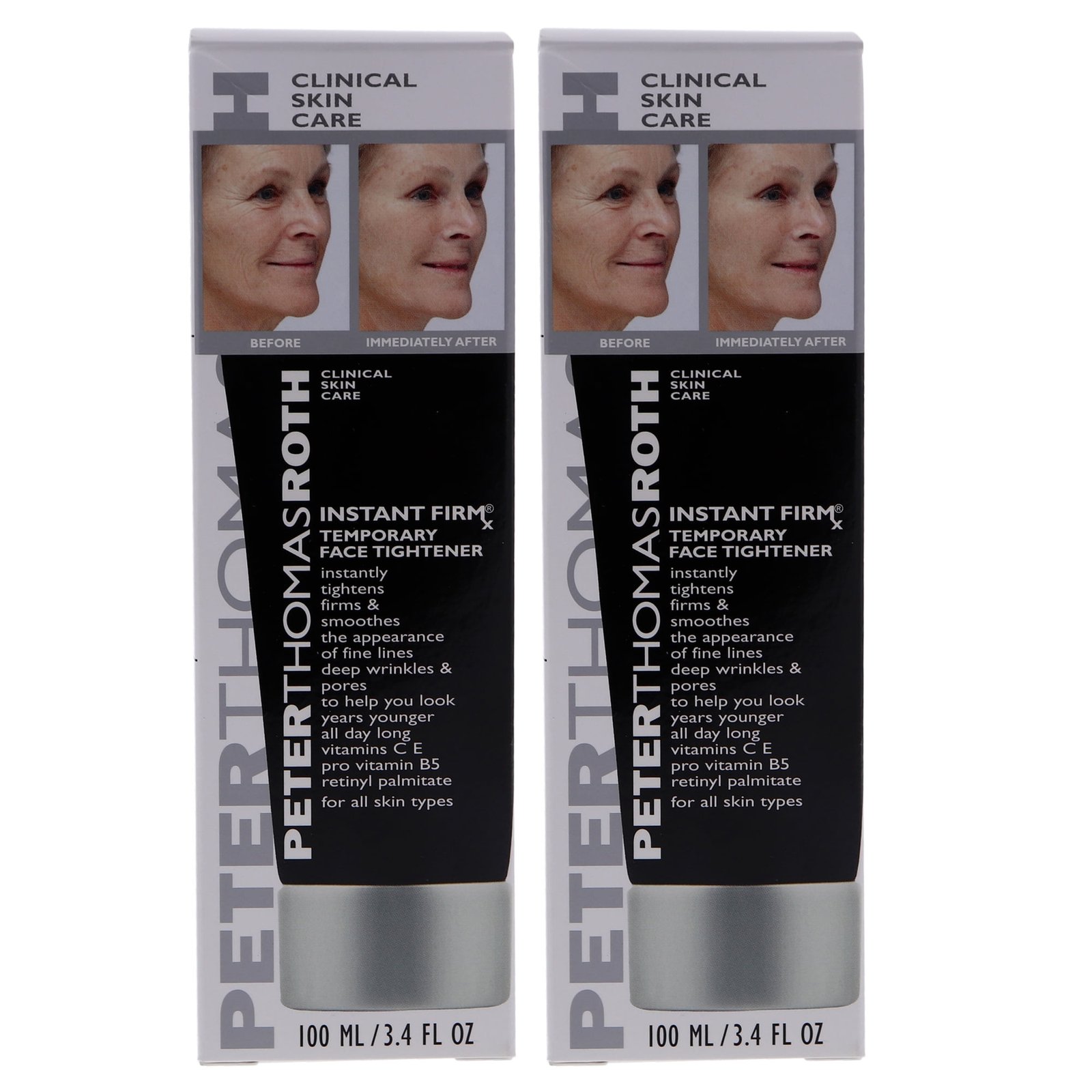 Peter Thomas Roth Instant Firmx Temporary Face Tightener - Pack of 2 - 3.4 oz Cream - Image 4